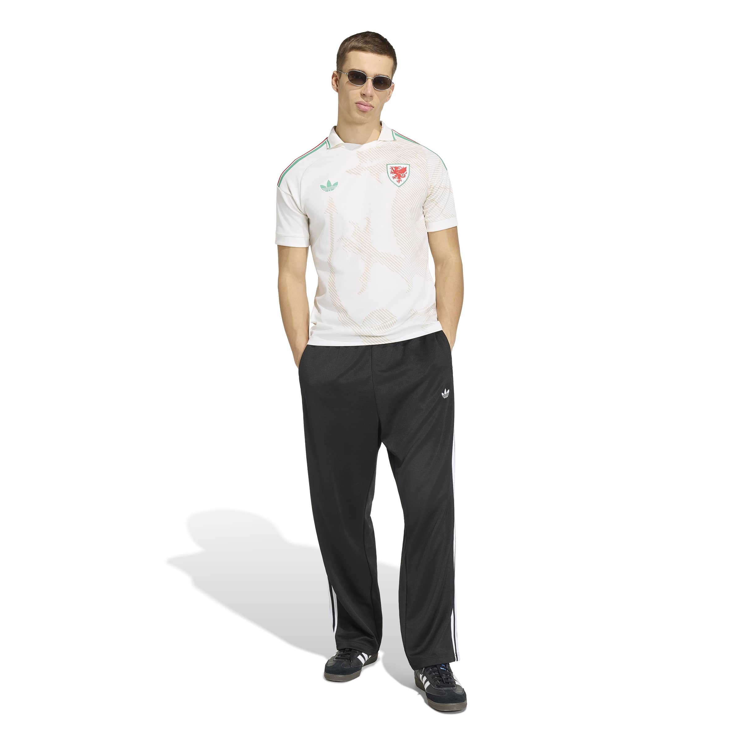 Wales National Team FIFA Adidas Men's White 2026 Replica Away Jersey