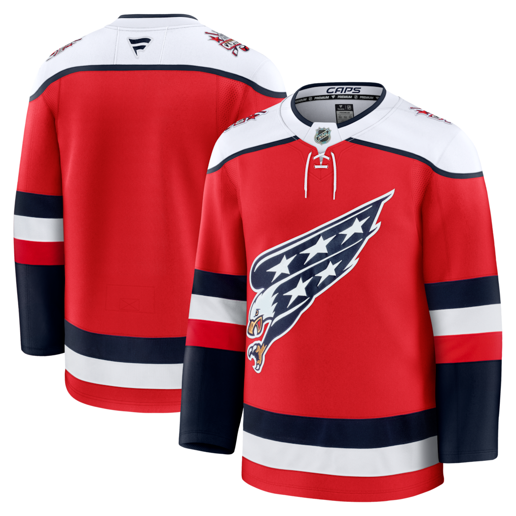 Washington Capitals NHL Fanatics Branded Men's Red Alternate Premium Jersey