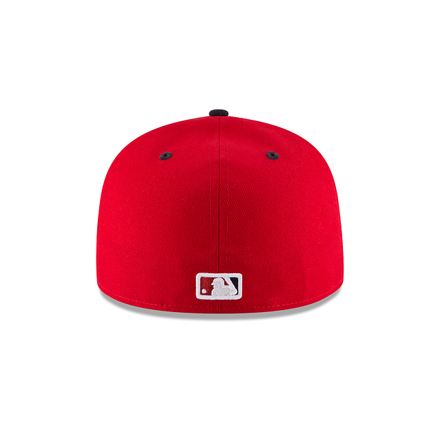 Washington Nationals MLB New Era Men's Red/Navy 59Fifty Authentic Collection On Field Fitted Hat