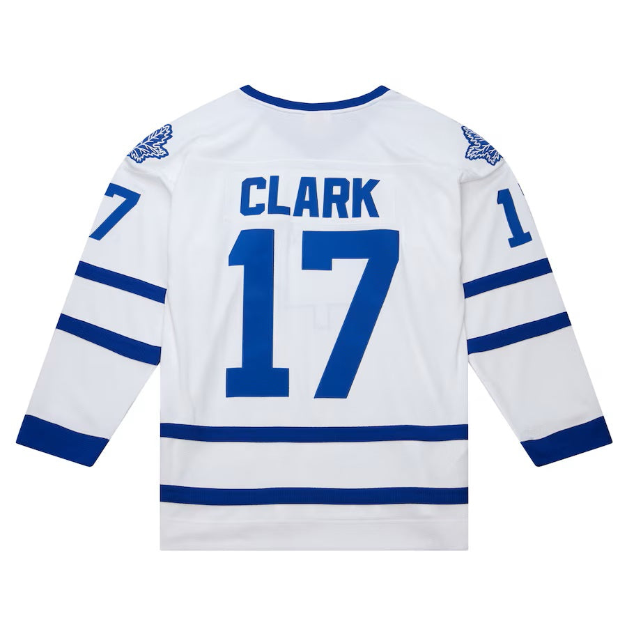 Wendel Clark Toronto Maple Leafs NHL Mitchell & Ness Men's White 1992 Power Play Authentic Jersey
