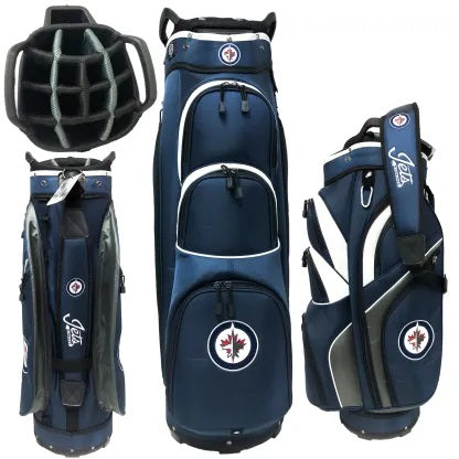 Winnipeg Jets NHL Navy/White Golf Cart Bag