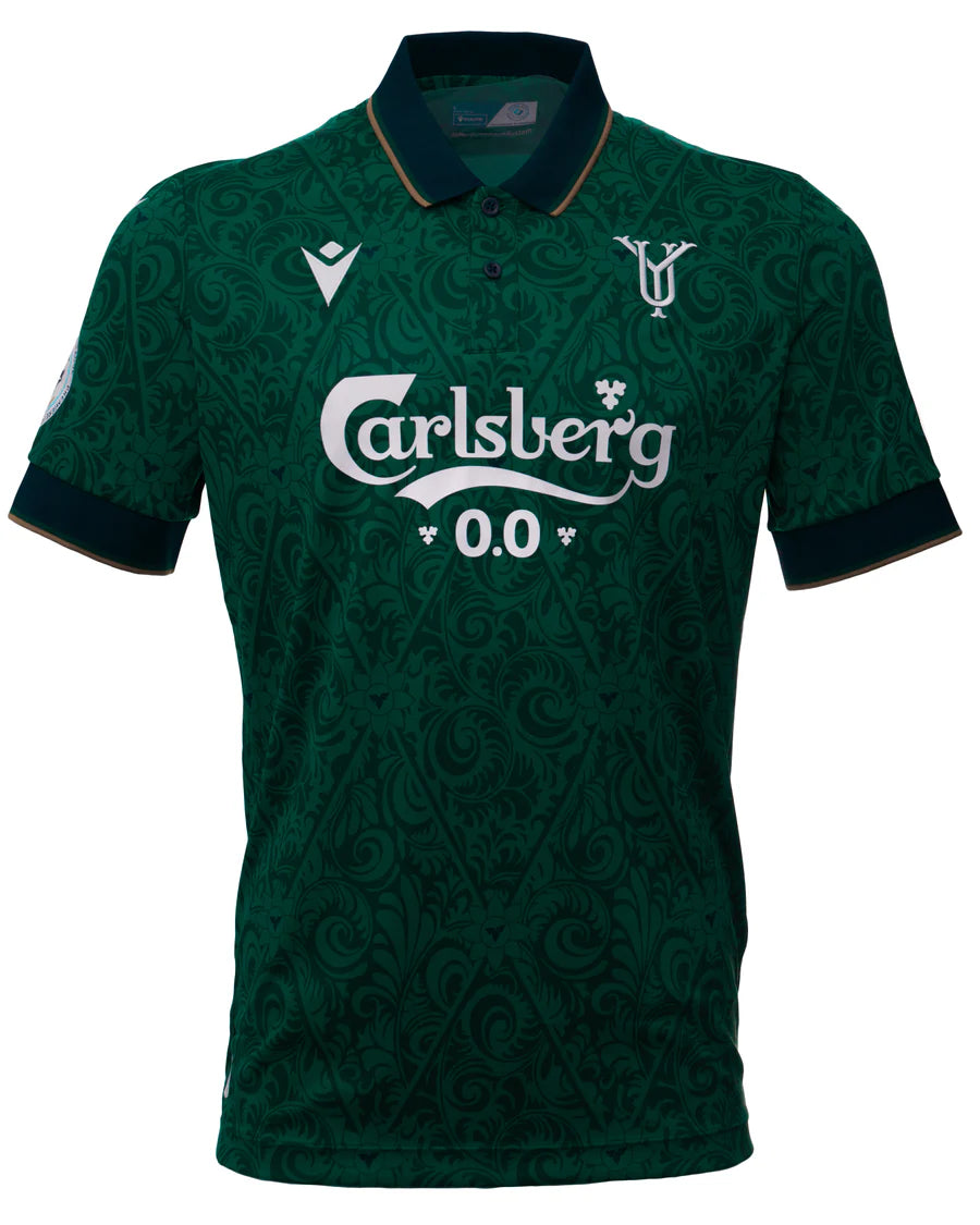 Maillot de match principal vert 2025/26 du York United FC CPL Macron pour homme