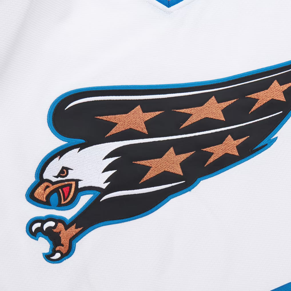 Alexander Ovechkin Washington Capitals NHL Mitchell & Ness Maillot authentique blanc 2005 Blue Line pour hommes