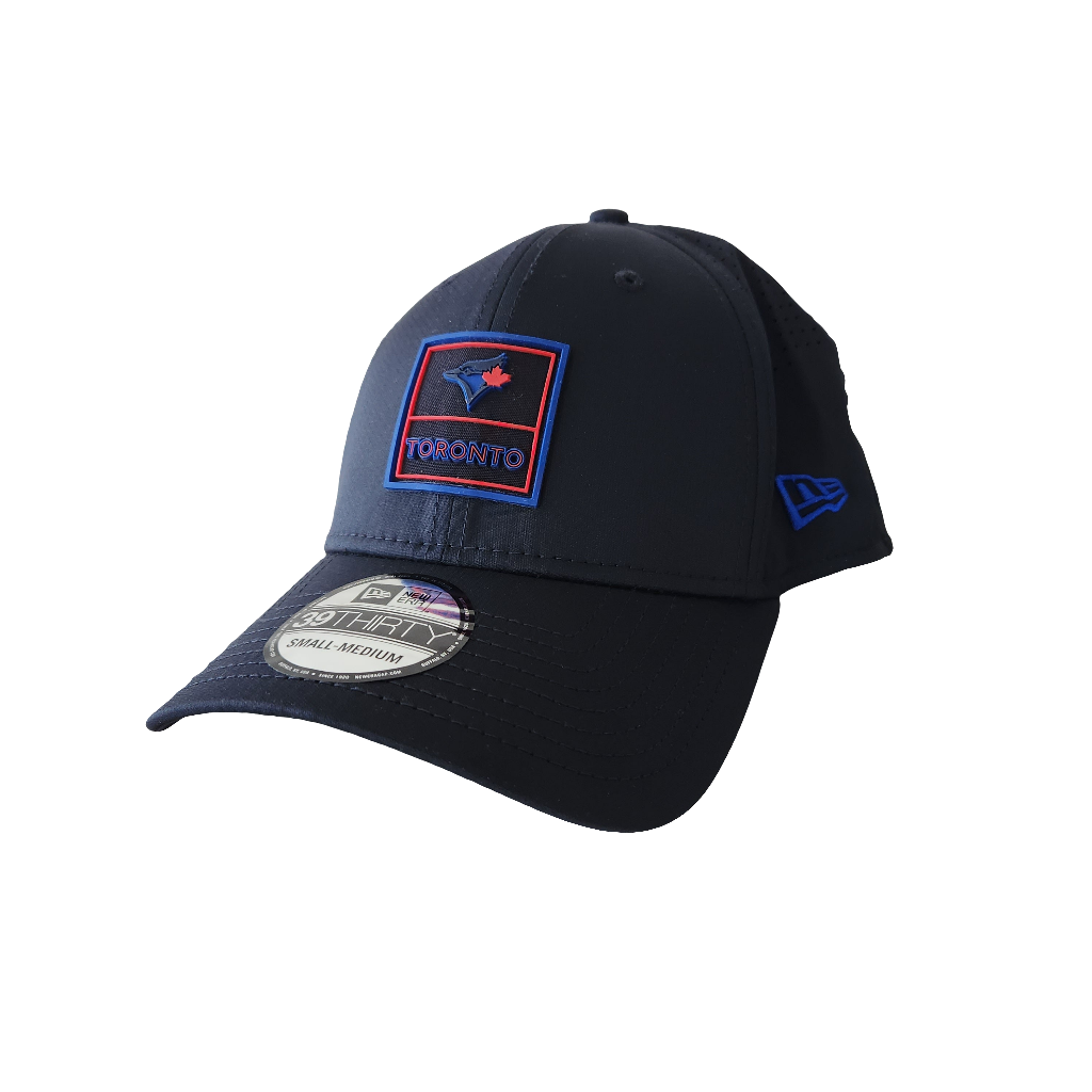 Casquette Toronto Blue Jays MLB New Era 39Thirty City Connect Stretch Fit pour homme, bleu marine.