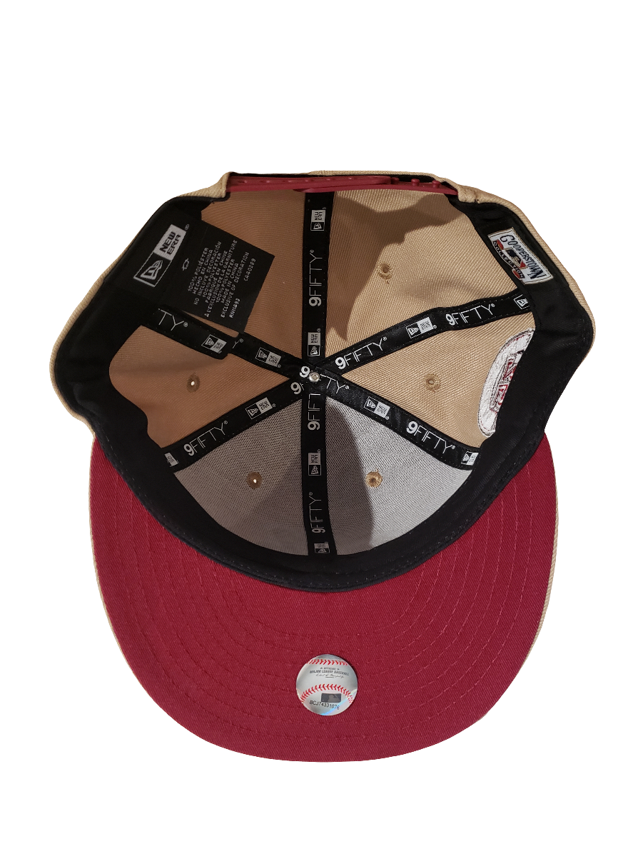 Casquette snapback beige 9Fifty Cooperstown 1982 All Star Game des Expos de Montréal de la MLB New Era pour homme