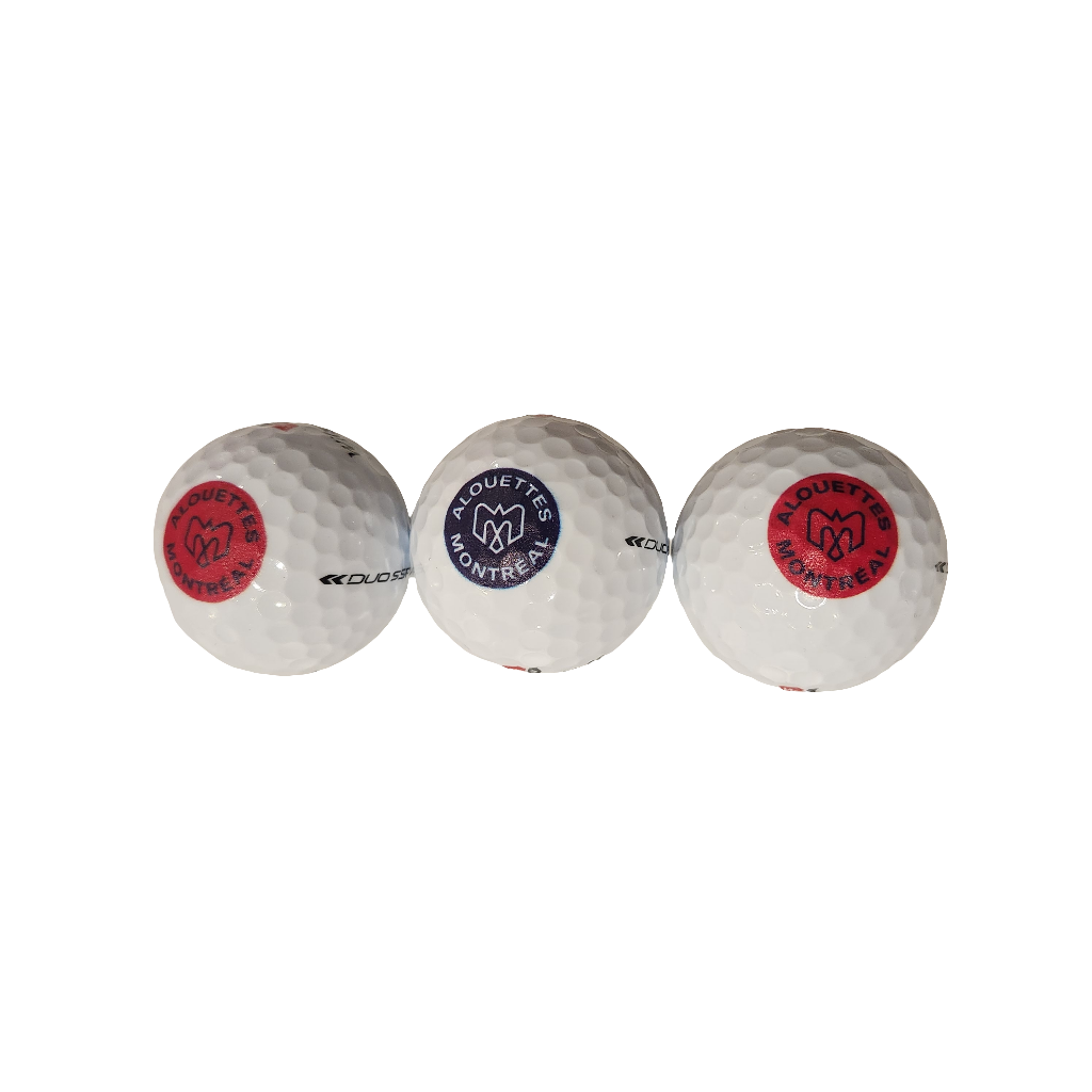 Montreal Alouettes CFL Golf Ball 3 Pack Set