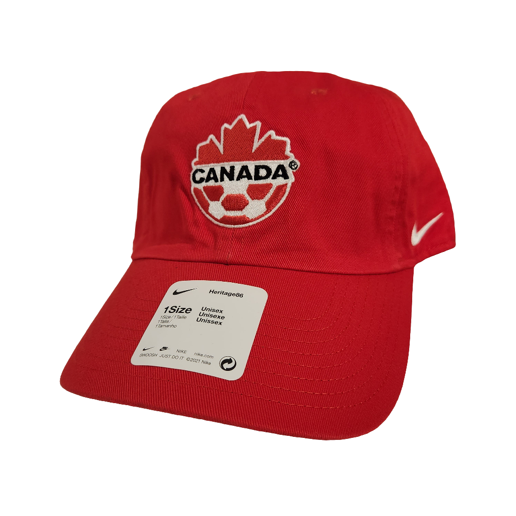 Canada Soccer Nike Men's Red Heritage 86 Adjustable Hat