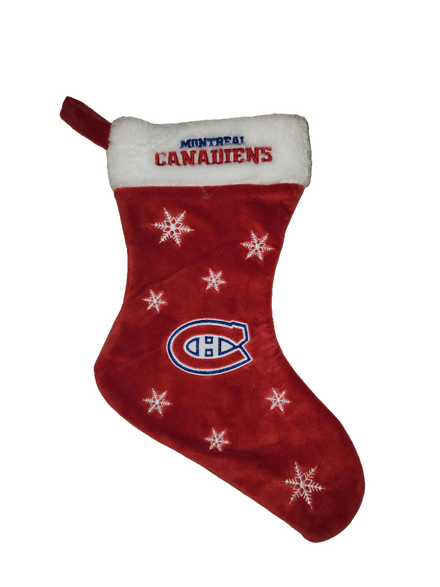 Montreal Canadiens NHL FOCO Red 17" Colorblock Christmas Stocking