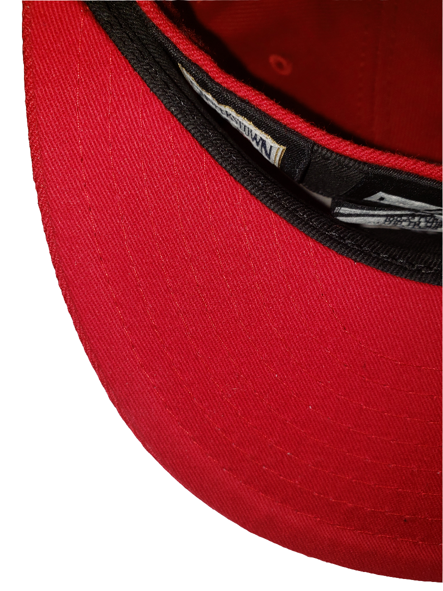 Casquette ajustée rouge écarlate 59Fifty Cooperstown des Expos de Montréal MLB New Era pour hommes