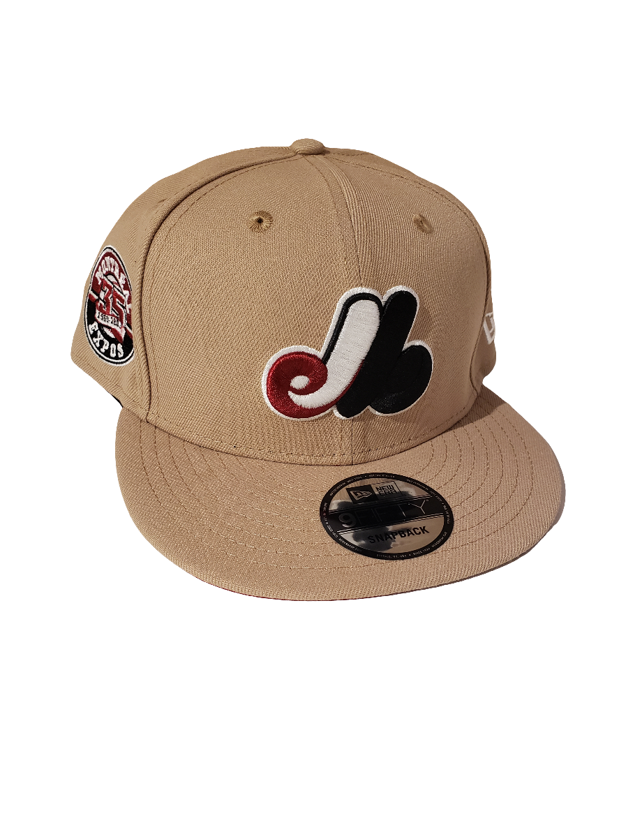 Casquette snapback beige 9Fifty Cooperstown 1982 All Star Game des Expos de Montréal de la MLB New Era pour homme