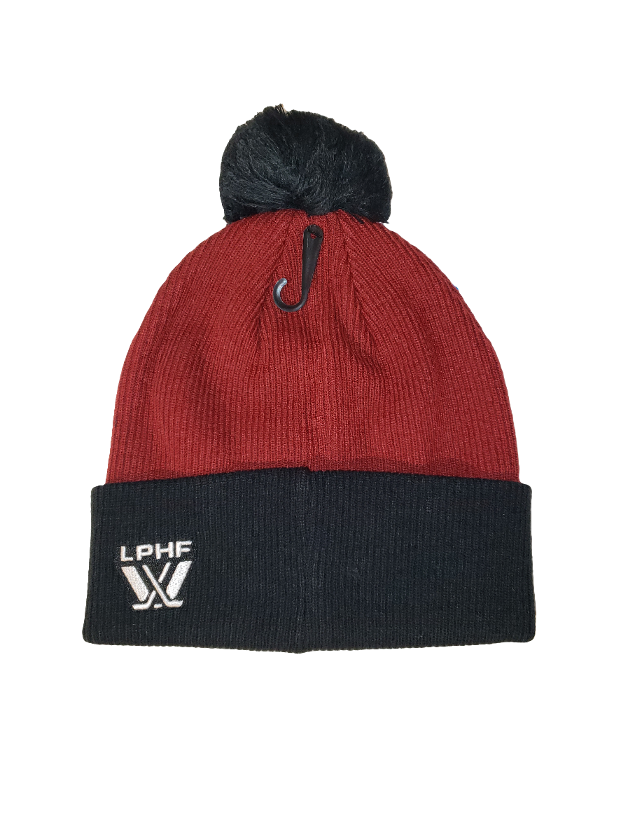 Montreal Victoire PWHL Bauer Unisex Maroon Cuff Pom Knit