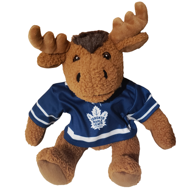 Moose Toronto Maple Leafs NHL Stuffed Animal House 10" Curly Gritter