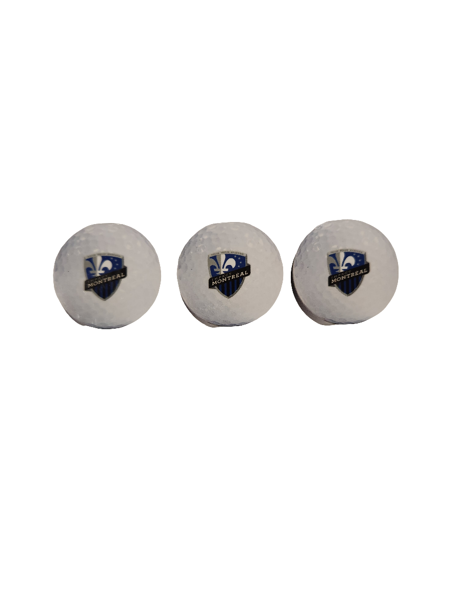CF Montreal MLS Wincraft Golf Ball 3 Pack Set