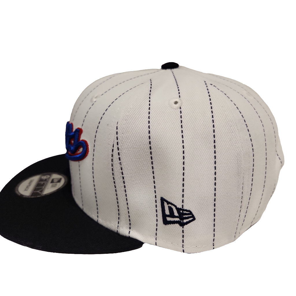 Montreal Expos MLB New Era Men's White 9Fifty Cooperstown Pinstripe Retro Uniform Snapback