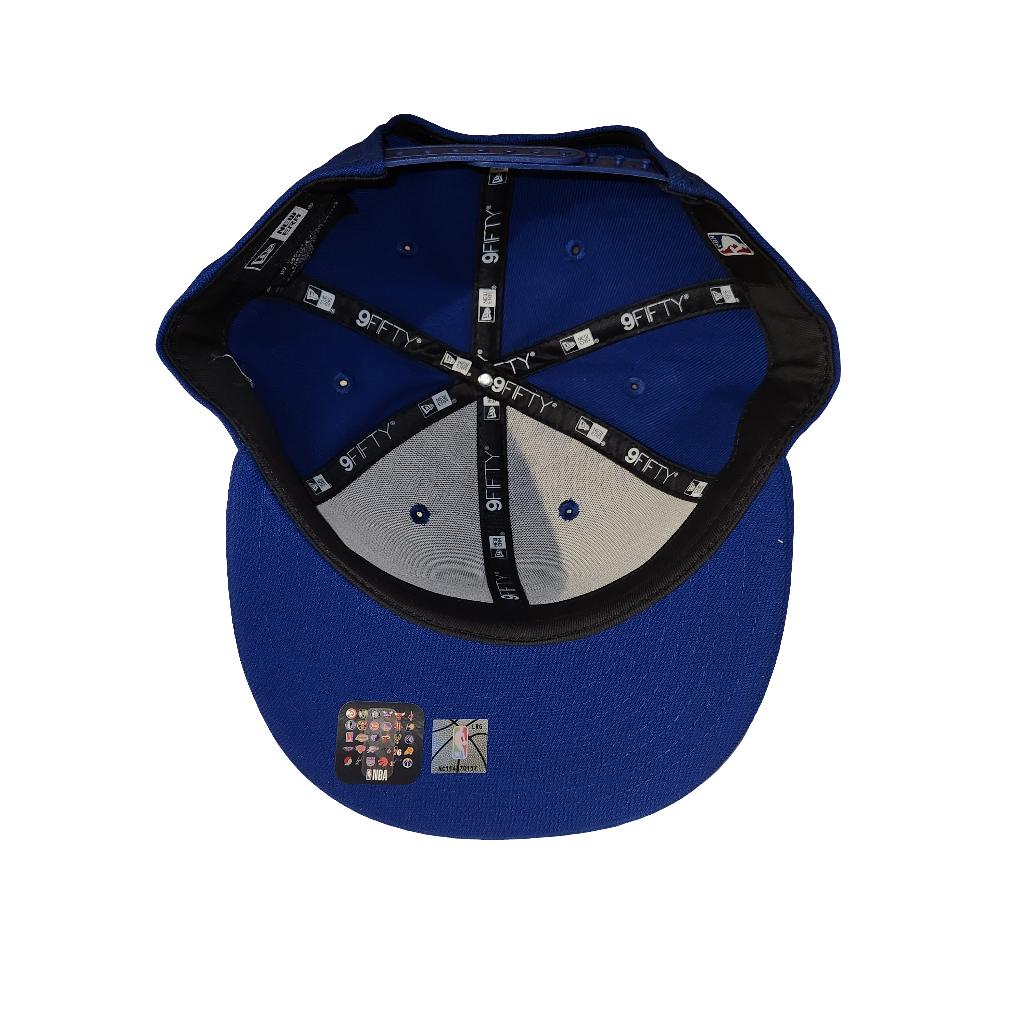 NBA Man Logo New Era Men's Royal 9Fifty Basic Snapback