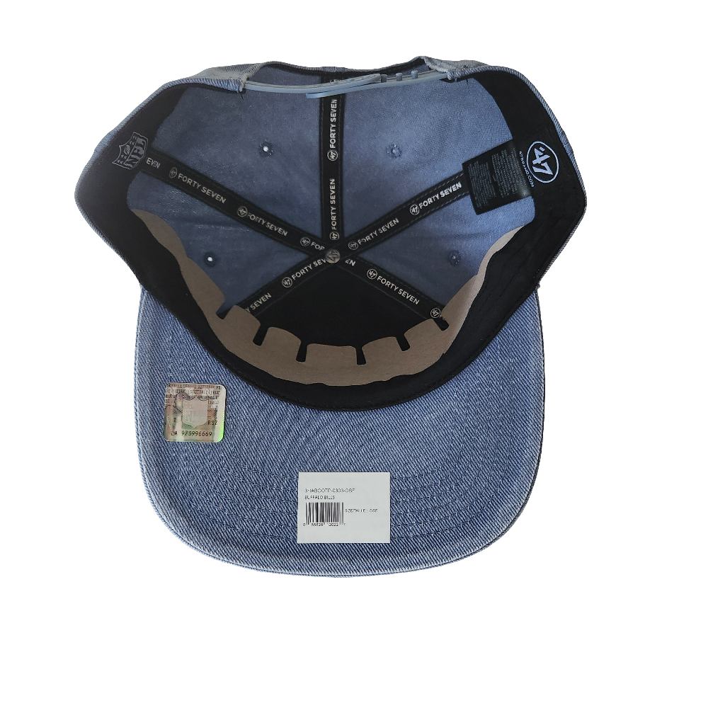 Buffalo Bills NFL 47 Brand Men's Royal Boot Path RF Captain Snapback