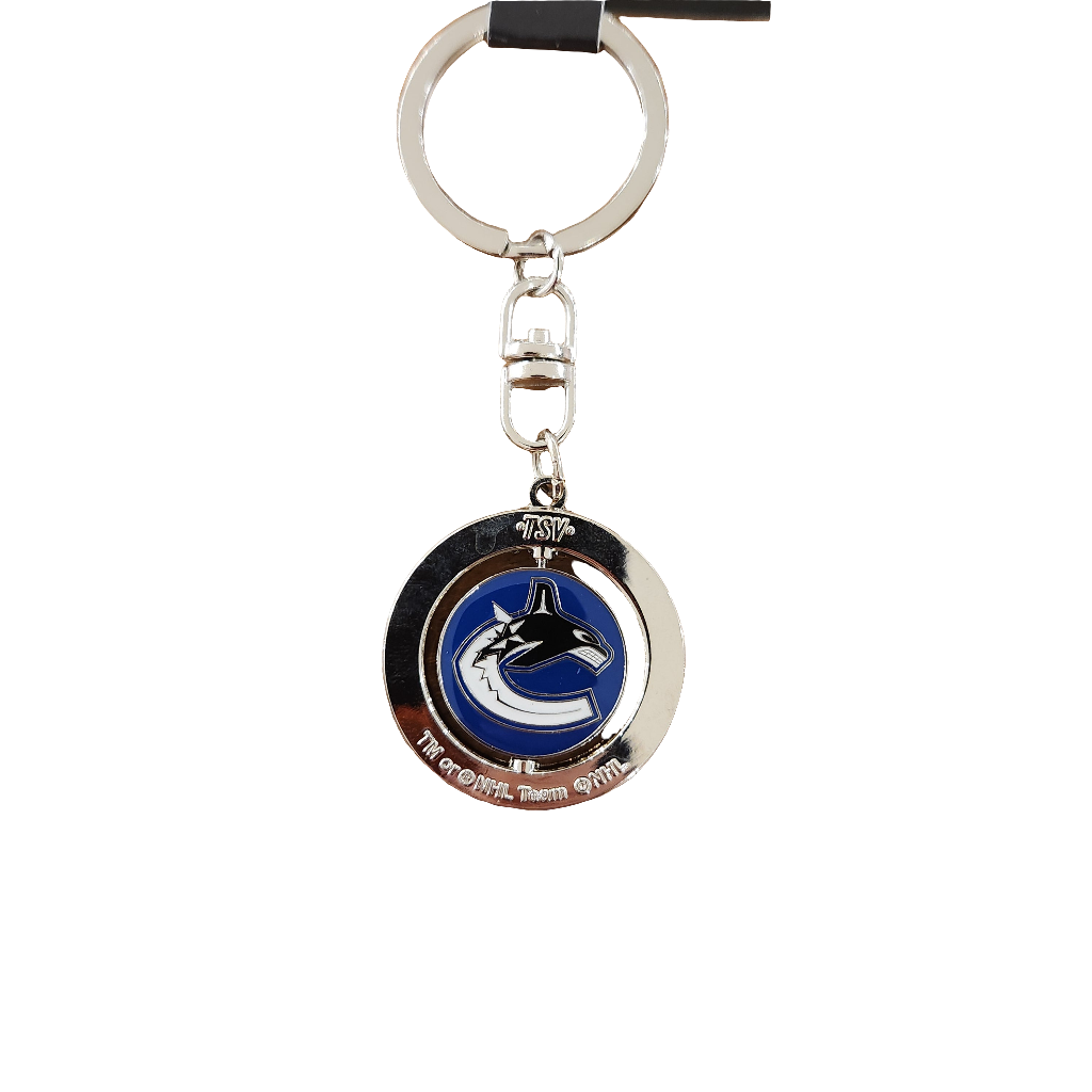 Vancouver Canucks NHL TSV Spinner Keychain