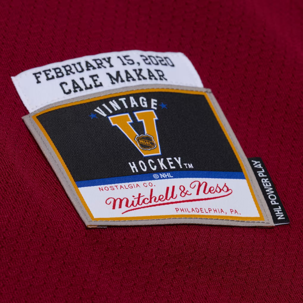 Cale Makar Colorado Avalanche NHL Mitchell & Ness Men's Blue/Burgundy 2020 Stadium Series Power Play Jersey