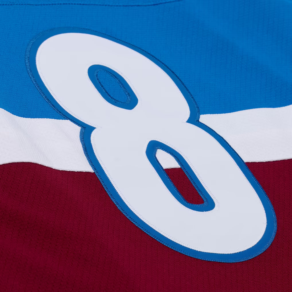 Cale Makar Colorado Avalanche NHL Mitchell & Ness Men's Blue/Burgundy 2020 Stadium Series Power Play Jersey
