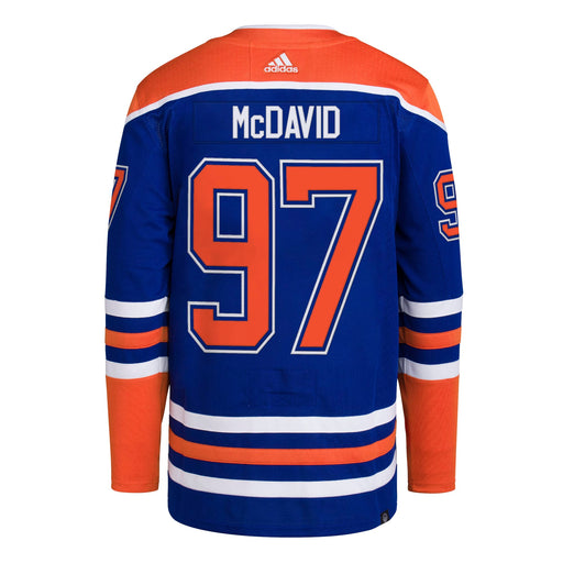 Connor McDavid Edmonton Oilers NHL Adidas Men's Navy Authentic Pro Jersey
