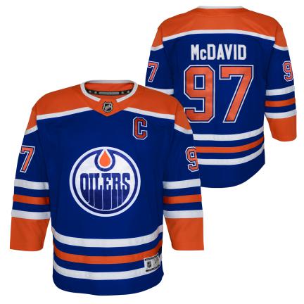 Connor McDavid Edmonton Oilers NHL Outerstuff Youth Home Premier Jersey