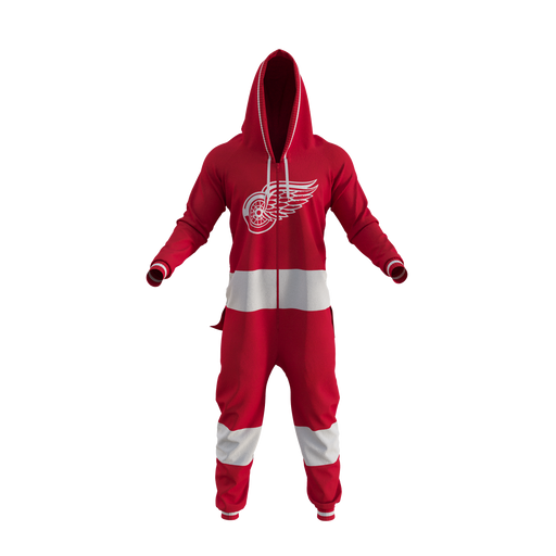 Detroit Red Wings NHL Hockey Sockey Men's Red Team Uniform Onesie