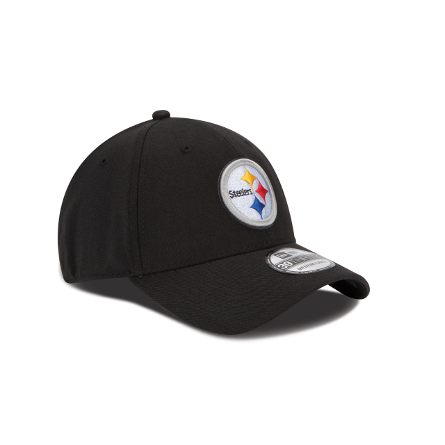 Pittsburgh Steelers NFL New Era Casquette noire 39Thirty Team Classic Stretch Fit pour hommes