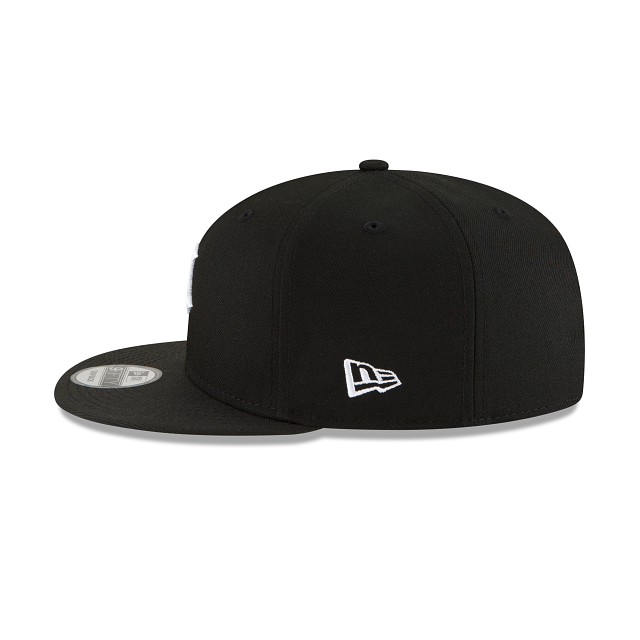 Detroit Tigers MLB New Era pour hommes, noir et blanc, 9Fifty Team Color Basic Snapback
