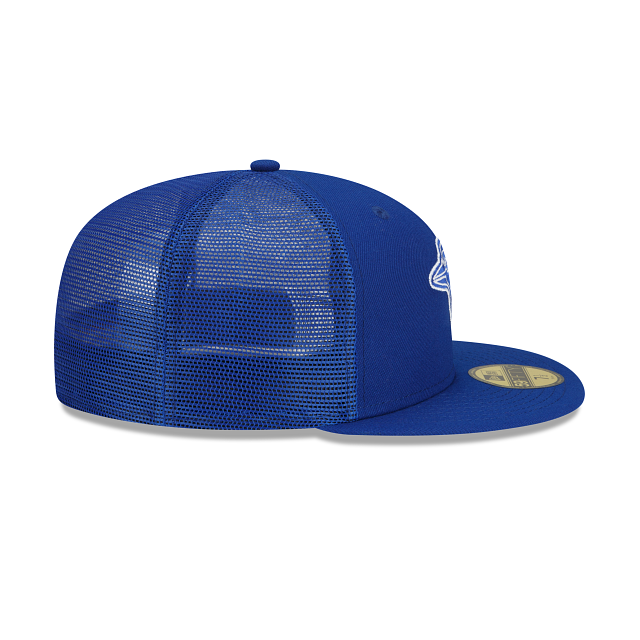 Toronto Blue Jays MLB New Era Men's Royal 59Fifty BP Trucker Fitted Hat