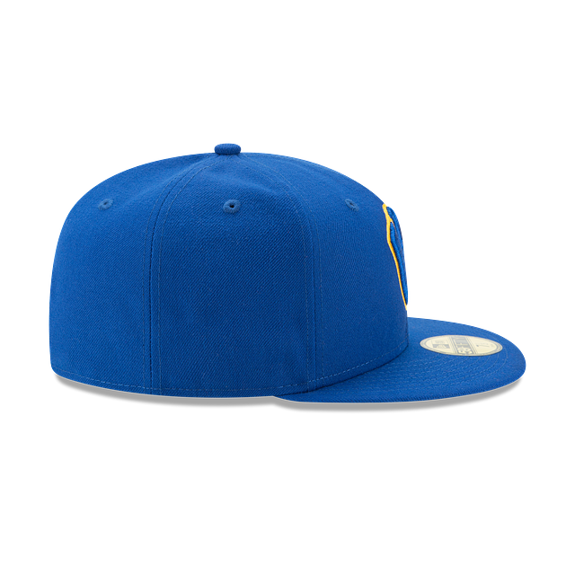 Milwaukee Brewers MLB New Era Royal 59Fifty Authentic Collection Casquette ajustée alternative pour hommes