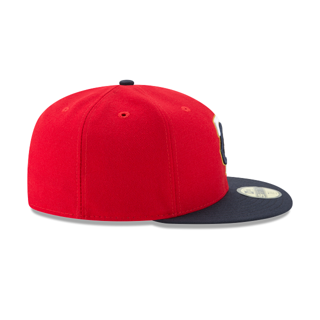 Minnesota Twins MLB New Era Casquette ajustée alternative rouge 59Fifty Authentic Collection pour hommes