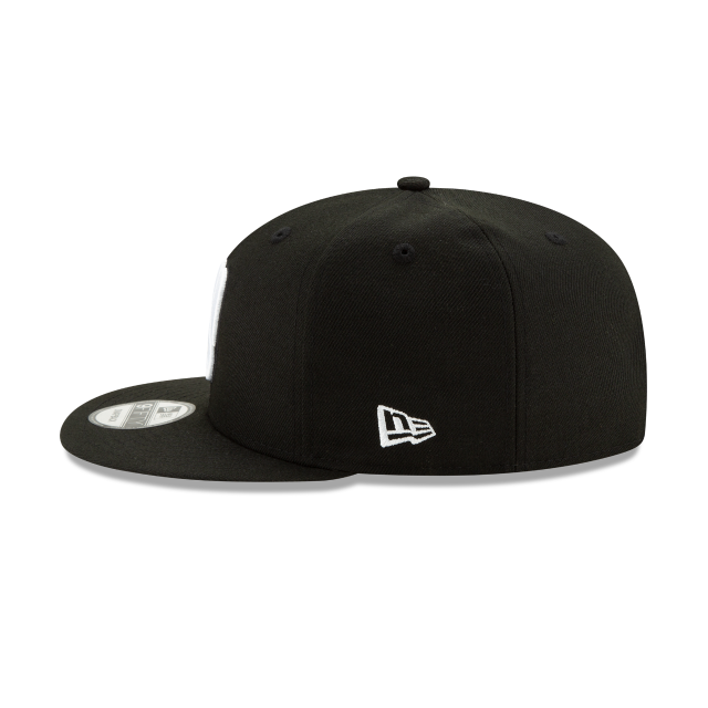 Milwaukee Brewers MLB New Era pour hommes, noir et blanc, 9Fifty Basic Snapback