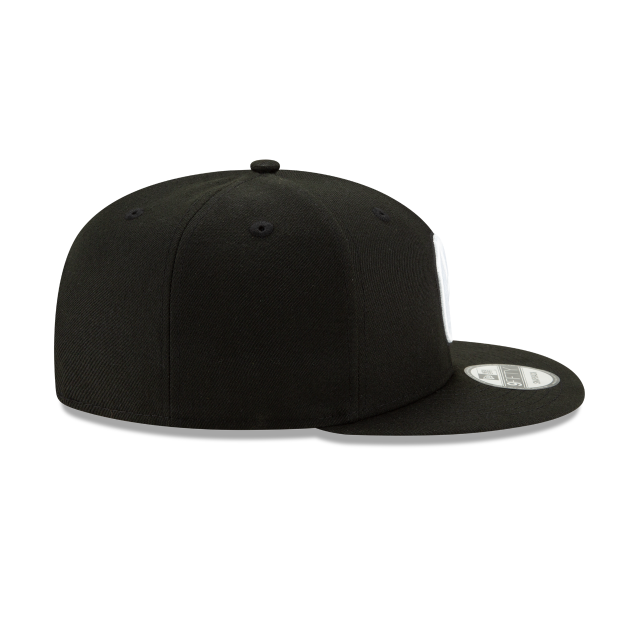 Milwaukee Brewers MLB New Era pour hommes, noir et blanc, 9Fifty Basic Snapback