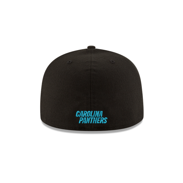 Casquette ajustée de base noire 59Fifty Team New Era des Panthers de la Caroline NFL New Era pour hommes
