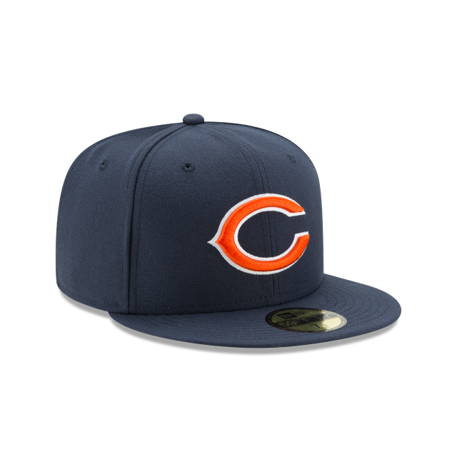 Chicago Bears NFL New Era Men's Navy 59Fifty Team Basic Fitted Hat