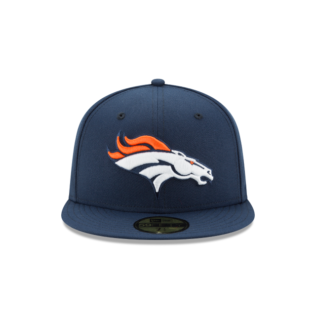 Denver Broncos NFL New Era Men's Oceanside Blue 59Fifty Team Basic Fitted Hat