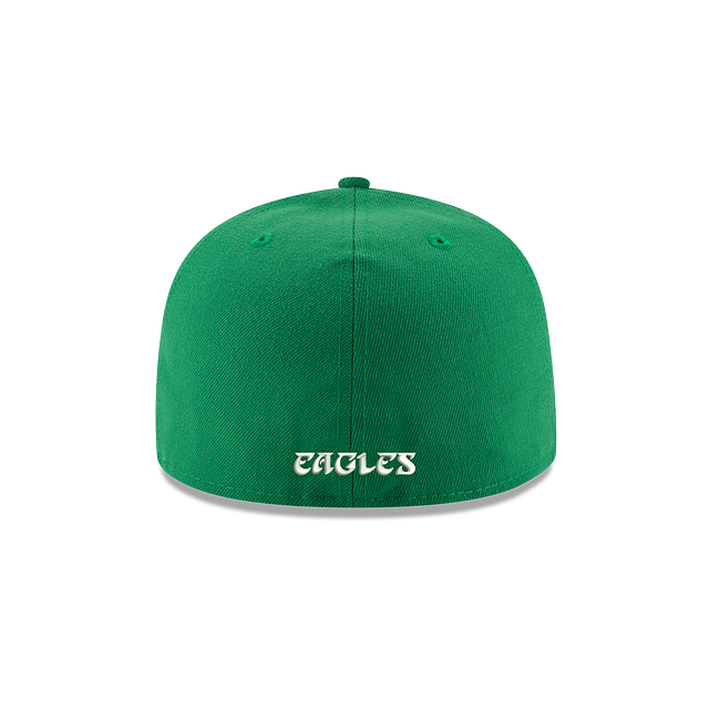 Casquette ajustée avec logo classique vert botanique 59Fifty New Era des Eagles de Philadelphie pour hommes
