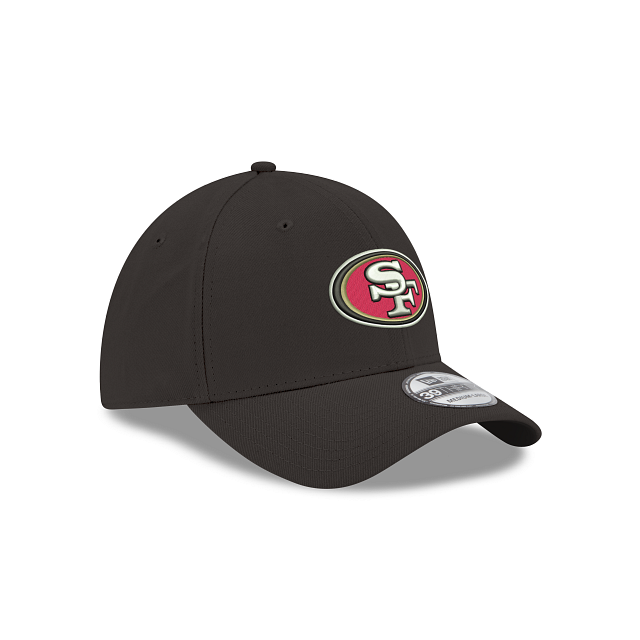 San Francisco 49ers NFL New Era Casquette noire 39Thirty Team Classic Stretch Fit pour hommes