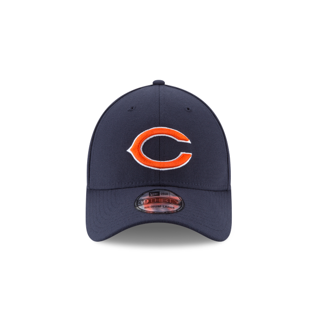 Casquette extensible classique bleu marine 39Thirty Team New Era des Chicago Bears NFL pour hommes