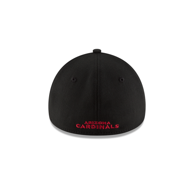 Arizona Cardinals NFL New Era Casquette noire 39Thirty Team Classic Stretch Fit pour hommes