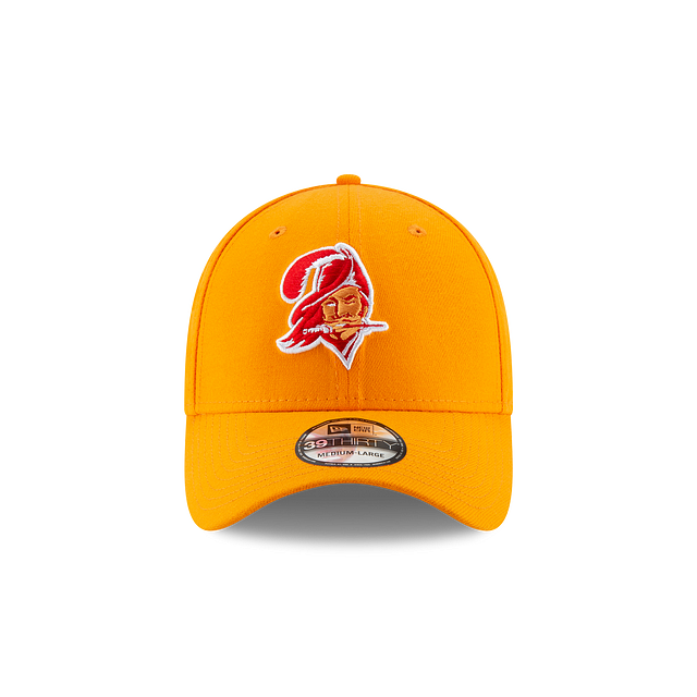 Tampa Bay Buccaneers NFL New Era Men's Orange 39Thirty Classic Logo Stretch Fit Hat