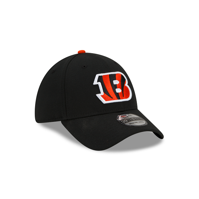 Casquette extensible classique noire 39Thirty Team New Era des Bengals de Cincinnati NFL pour hommes
