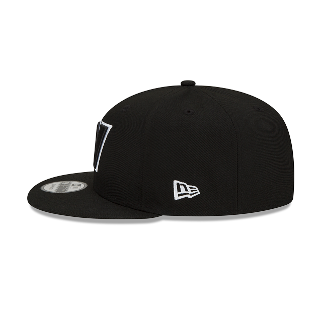 Washington Commander NFL New Era Men's Black White 9Fifty Basic Snapback