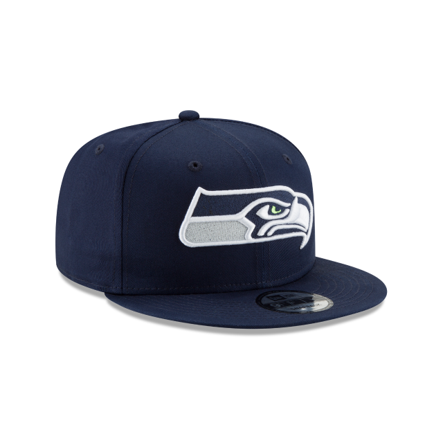 Seattle Seahawks NFL New Era Men's Oceanside Blue 9Fifty Basic Snapback