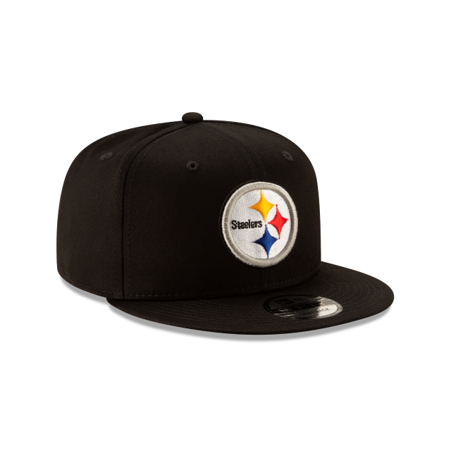 Pittsburgh Steelers NFL New Era Men's Black 9Fifty Basic Snapback