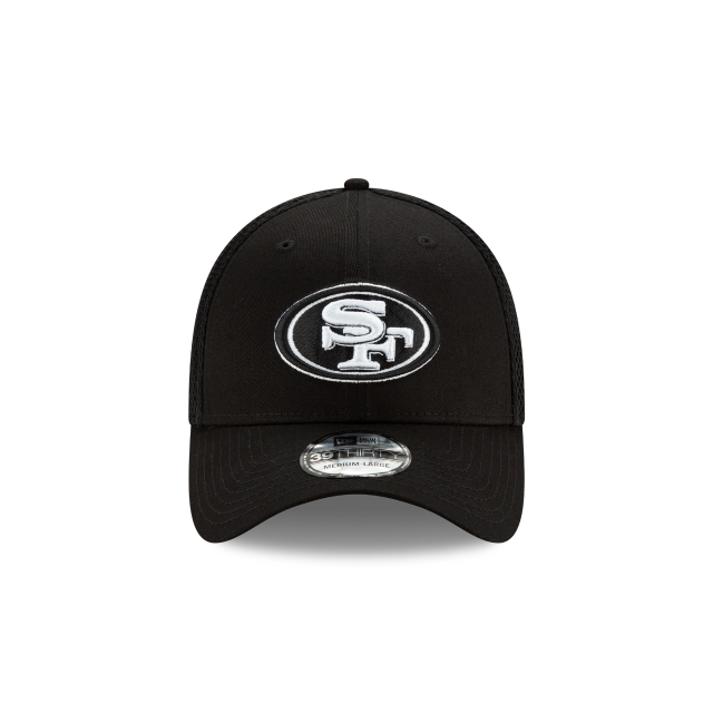 San Francisco 49Ers NFL New Era Casquette noire/blanche 39Thirty Neo Stretch Fit pour hommes