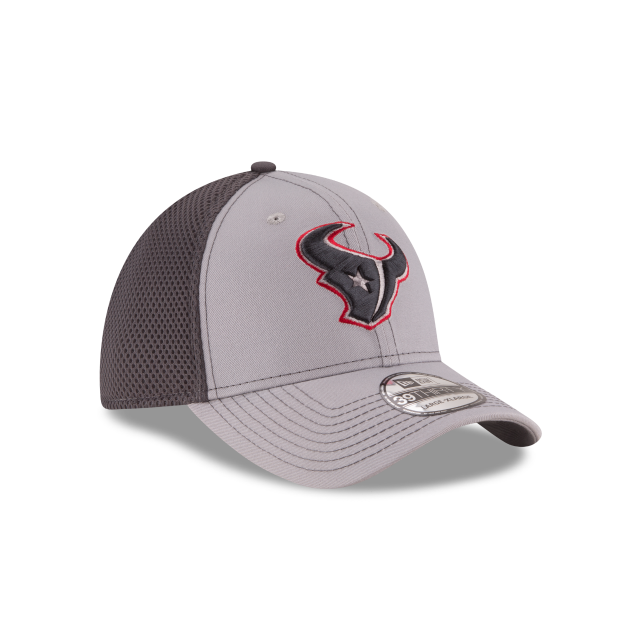 Houston Texans NFL New Era Casquette grise 39Thirty Greyed Out Neo 2 Stretch Fit pour hommes