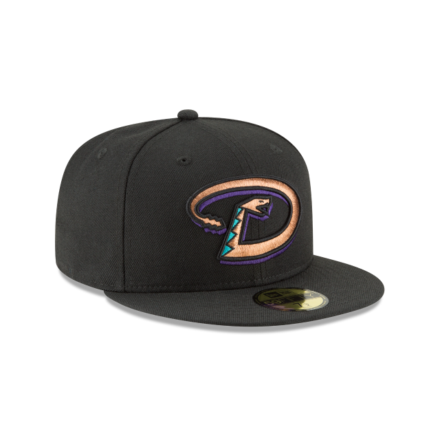 Casquette ajustée en laine Cooperstown 1999 Arizona Diamondbacks MLB New Era pour homme noire 59Fifty
