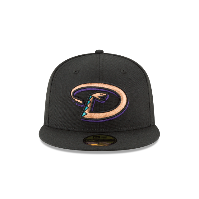 Casquette ajustée en laine Cooperstown 1999 Arizona Diamondbacks MLB New Era pour homme noire 59Fifty