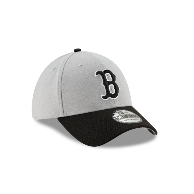 Casquette extensible classique 39Thirty Team pour homme des Red Sox de Boston MLB New Era gris noir